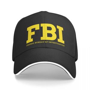 FBI Buró de investigación Federal Capas de béisbol Hombo salvaje Hombo de senderismo Hombres solar Hombres Womens 240410