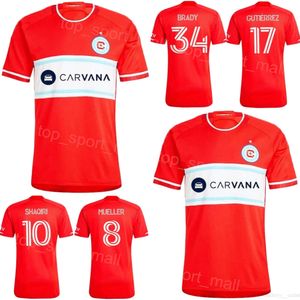 FC 2024-25 Chicago Soccer Fire Jersey 17 GUTIERREZ 21 HERBERS 10 SHAQIRI 34 BRADY 7 HAILE-SELASSIE 23 ACOSTA 19 KOUTSIAS 9 CUYPERS PINEDA CZICHOS Voetbalshirttenues