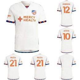 FC Cincinnati 24-25 Voetbal 18 Roman Celentano Jersey Mans 10 Luciano Acosta 31 Alvaro Barreal 12 Miles Robinson 9 Aaron-Salem Boupendza Yuya Kubo Voetbalshirttenues