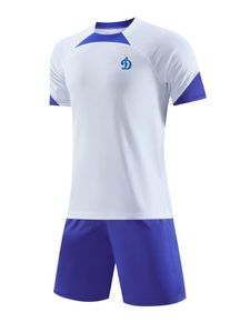 FC Dynamo Moskou Sportkleding voor kinderen en volwassenen, zomermesh, ademend sportkleding met korte mouwen, vrijetijdssportshirt voor buiten