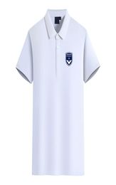 FC Girondins de Bordeaux Football Club Logo Men039 Fashion Golf Polo Tshirt Men039s à manches courtes Polo T-shirt9244061