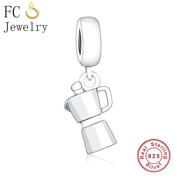 FC Jewelry Fit Bracelet à breloques de marque originale en argent sterling 925 pour machine à café de voyage avec pendentif en perles pour enfant Berloque Q0531