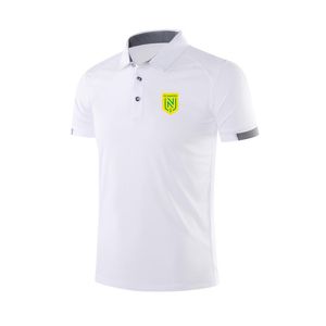 FC Nantes POLO Fashion Design Zacht ademend mesh T-shirt voor heren en dames Outdoor Sport Casual shirt