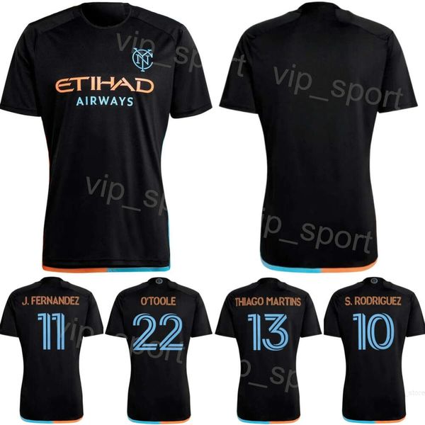 FC New York City 2024-25 Soccer 43 Talles Magno Maillots Mans 10 Santiago Rodriguez 21 Andres Jasson 55 Keaton Parks 6 James Sands 9 Monsef Bakrar Kits de maillots de football