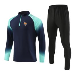 FC Shakhtar Donetsk Heren vrijetijdssportkleding buitensportkleding volwassen halfrits ademend sweatshirt jogging casual pak met lange mouwen