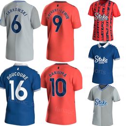 FC Soccer 18 Ashley Young Jersey 23 2024 Club 2 James Tarkowski 16 Abdoulaye Doucouré 37 Garner 7 Dwight McNeil 8 Amadou Onana Kits de maillots de football Uniforme AiFuDun