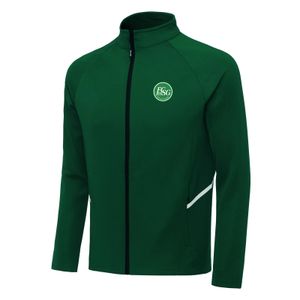 FC St. Gallen Vrijetijdssportjas voor heren, warme herfstjas, joggingsportshirt voor buiten, vrije tijdssportjas