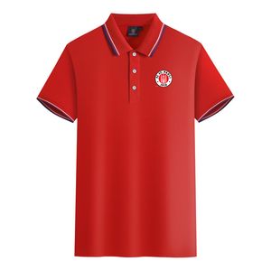 FC St. Pauli hommes et femmes Polos coton mercerisé à manches courtes revers respirant sport T-shirt LOGO peut être personnalisé