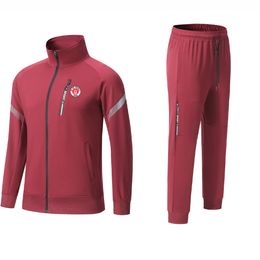 FC St. Pauli Ropa deportiva de ocio para hombre, ropa deportiva de invierno para mantener el calor al aire libre, ropa de entrenamiento deportiva con cremallera completa, ropa deportiva de ocio de manga larga