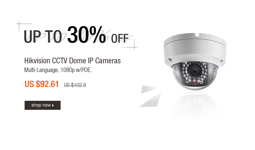 Hikvision CCTV Dome Câmeras IP