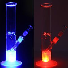 Bongs água da tubulação w / LED Light