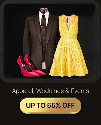 Beautifully Crafted|Up to 55% off|Apparel, weddings and formal events