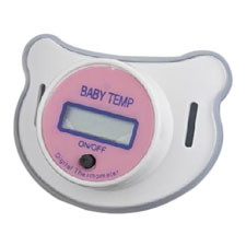 Chupeta Termômetro LCD Digital para Bebê