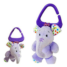 3pcs / lote Lamaze Mini do bebê dos elefantes de brinquedo
