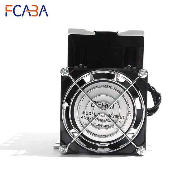 FCABA 1PC Industrial Grade Solid State Relay Tiler Tiler Profil en aluminium BEM3-80DA / 100DA / 120DA Module complet