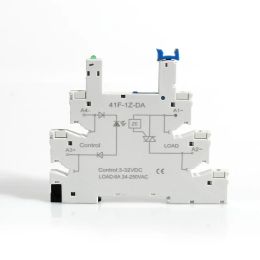 FCGK DC Control AC 6A Interfaz delgada Módulo de relé de estado sólido DIN SSR Slim Relay DC Control DC 41F-1Z-C2 Relé de RELE DIN Rail