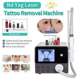 Máquina removedora de pecas de picosegundos aprobada por la FDA Equipo de belleza Picolaser para eliminación de tatuajes con láser de pigmento Nd Yag 2 años de garantía524