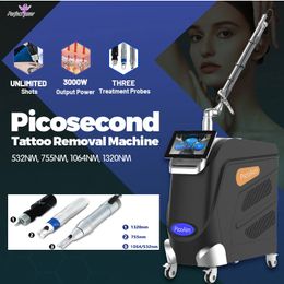 FDA Goedgekeurd Picosecond Laser Machine Tattoo Verwijdering Schoonheid Apparatuur Pico Focus Spot Sproet Elimineren Apparaat Met 2 Jaar Garantie
