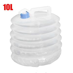 Certifié FDA 3L/5L/10L Portable PE pliant sac d'eau potable conteneur Sports de plein air vélo bouteille d'eau