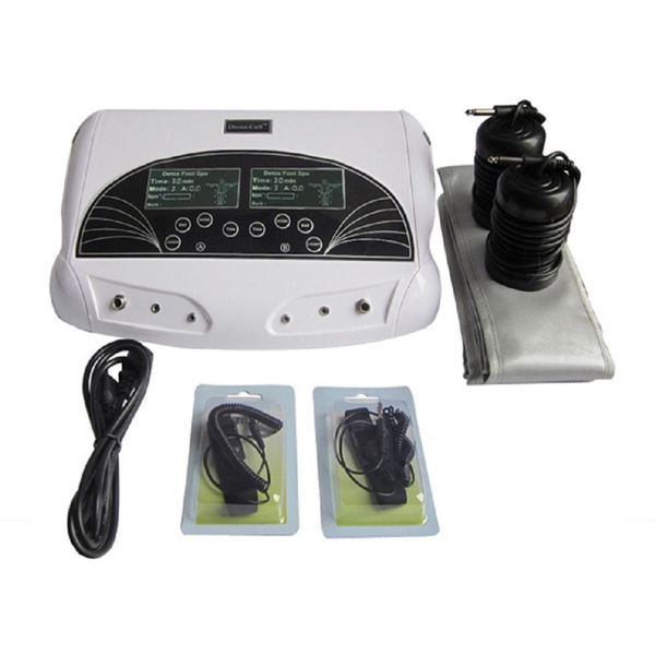 FDA Dual Ionic Foot Bath Detox Machine System Ceinture infrarouge lointain Deux ions Cleanse Array Foot Detox Spa Massager Utilisation pour deux personnes