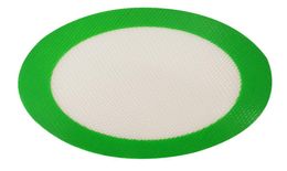 FDA Silicone tapis vert rond Silicone tapis de coussins antiadhésifs Silicone Food Grade Baking Mat Dabber Feuilles JARS BAKE BAKING4747816