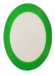 FDA Silicone tapis vert rond Silicone tapis de silicone pads antiadhésifs Silicone Food Grade Baking Mat Dabber Feuilles Jars Tampon Baking5980583