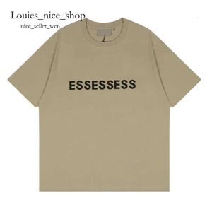 Angst voor essentialsclothing mannen t-shirt sweatshirts heren dames pullover hiphop oversized jumpers shorts o-neck 3d letters essentialsshirt topkwaliteit 569