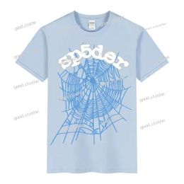 FEAR of Heren T-shirts Poloshirt Sp5der Spider 555 Dames T-shirt Mode Straatkleding Webpatroon Zomer Sportkleding Designer Topmerken 868