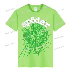 Fear of Mens T-shirts Poloshirt Shirt Sp5der Spider 555 Womens T-shirt Fashion Street Vêtements Web Modèle Summer Sports Wear Designer Top Brands 598