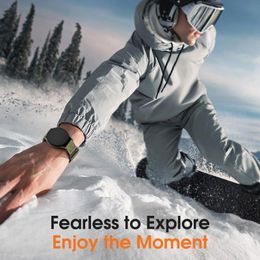 Sin miedo para explorar Sports Sports Smart Watch Pulsera para Samsung Galaxy Watch Garmin Gtr Gtr Moto S2 IWatch S9 S8 S7 S6 S9 Ultra 44 mm 45 mm 49 mm 38 mm Corres