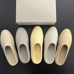 Craintes de Dieu Les sands slip-on de Californie Sandales Slippers Luxurys Designers Fog Sliders Women Amond Oat Cream Concrete Ciment1 6777