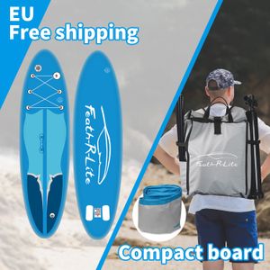 Feath-R-Lite Surfboard Supboard Envío gratuito Inflable Padle Board Paddleboard con la bomba Mochila impermeable Paddles Water Sport