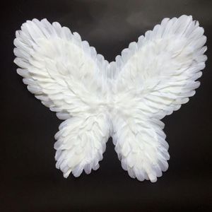 Feather Butterfly Fairy Angel Wings kostuumaccessoires voor kinderen volwassenen zwart wit rood roze