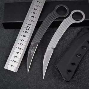 Feather SR Claw Karambit Knife Flail D2 Satin Blade EDC Pocket Knives Bestest Gfit