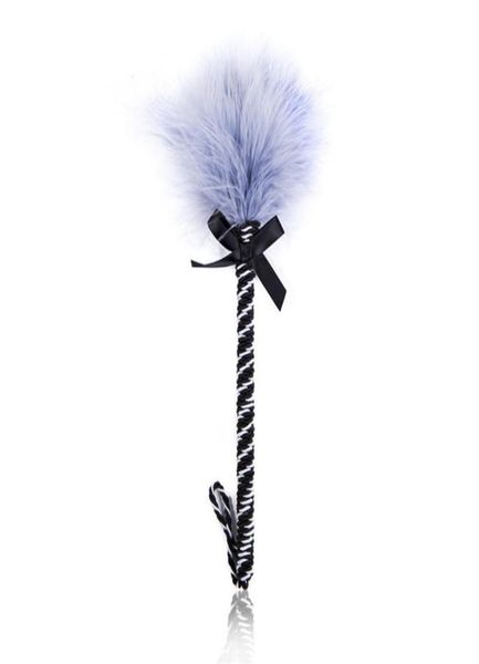 Pluma Tickler Kinky Travieso Vestido de lujo Nalgadas Paleta Látigo Bondage Flogger Erótico Fetiche Coqueteo BDSM Juguetes sexuales para parejas C12165394