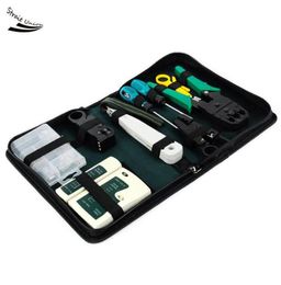 FEDEX Ship 10 pièces RJ45 Cat5 Kit d'outils réseau paquet testeur de câble à sertir câble réseau Lan testeur de câble d'ordinateur outil de Diagnostic 8335210