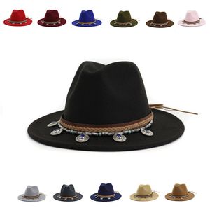 fedora petten western cowboy fascinator hoeden voor vrouwen winter herfst vintage hoeden zwart groen bruiloft formele Panama Derby mannen hoed