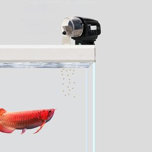 Feeders 100ML distributeur automatique de nourriture pour poissons écran LCD avec minuterie distributeur d'alimentation pour Aquarium Fish Tank Auto Feeders Aquarium Fish Feeder