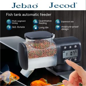 Mangeoires 2023 Jebao Jecod mangeoire pour aquarium mangeoire intelligente de synchronisation grande capacité 250ML 500ML aquarium alimentation automatique mangeoire à poissons