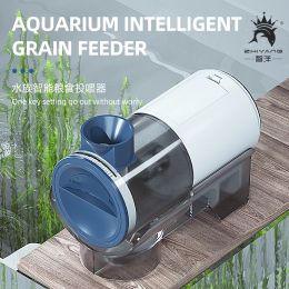 Mangeoires pour aquarium, avec écran LCD, granulés, synchronisation de l'alimentation, pour poissons d'ornement, alimentation automatique, nouveauté 2023
