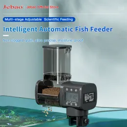 Feeders Jebao Jecod 2023 Nieuwe Aquarium Fish Tank Feeder Intelligente Automatische Feeder Digitale Timing Afstandsbediening Vis Voeden