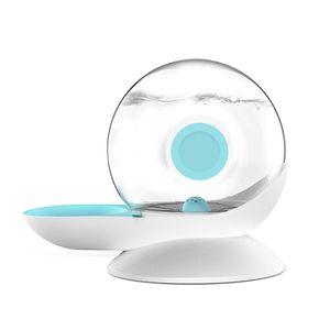 Alimentation 2,8 L distributeur d'eau automatique pour animaux de compagnie cadeau détachable fontaine à boire escargot bulle abreuvoir chien chat maison en plastique étanche