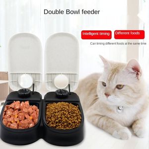 Alimentación 2019, Alimentador automático con temporizador para perros y gatos, dispensador de comida seca para mascotas, plato, tazón alimentador para perros y gatos, fácil/conveniente