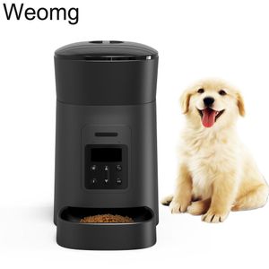 Voeden 4.5L Automatische Pet Feeder Slimme Timing Voeden Spraakopname Trage Pet Food Dispenser Voor Honden Katten Pet Food Bowl Leverancier