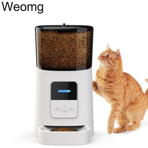 Voeden 6L WiFi Smart Automatische Pet Feeder APP Controle Timing Voeden Voice Record Pet Food Dispenser Kom Voor Honden katten