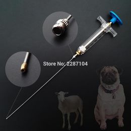 Voeding hondenhonden geiten schapen vogel kunstmatige inseminatie ai ras voeder whelp kid kit katheter 9 "roestvrijstalen staaf + 10 ml spuit