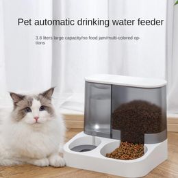 Kattenvoerbak Nieuwe visuele automatische voerbak voor huisdieren Kattendrinkbak Hondenbak Kattenbak Voederwater Voerbak Hondenvoeropslagemmer