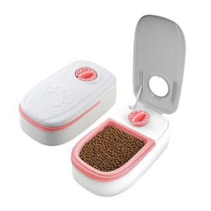 Distributeur de nourriture pour chat, distributeur de nourriture chronométré pour chat, Station d'alimentation pour chien, distributeur d'eau avec minuterie Programmable pour humide ou sec