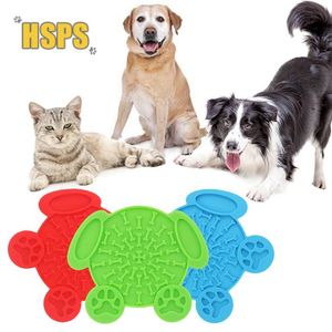 Coussin d'alimentation en Silicone pour chien et chat, bol de nourriture lente avec ventouse, coussin d'alimentation pour chiot, dispositif de nourriture lente, Distribution de collations