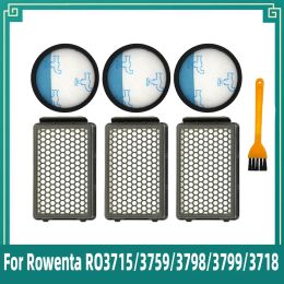 Alimentation pour Rowenta RO3715 / 3759/3798/3799/3718 Samurai SG3751WA Kit de filtre HEPA de rechange Remplacement de la pièce pour le vide cyclonique de puissance compacte